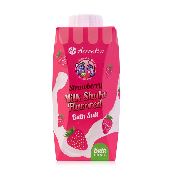 Sare de baie Milk Shake Căpșuni 3562921, Accentra, 200g