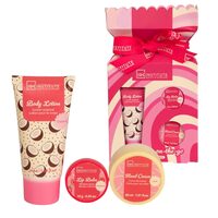 Set Mini 3 produse de ingrijire corporala Sweet Swirls – Candy Care, IDC Institute, 35274