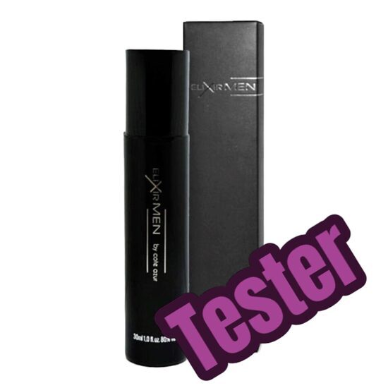 Tester Apa de toaleta Cote d'Azur, Elixir, Black, Barbati, 30ml 