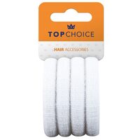 Set 4 bucati Elastic de par Top Choice, pentru scoala, 22579