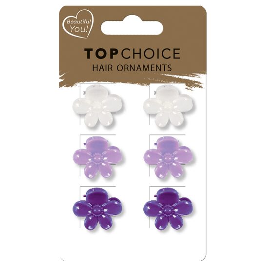 Set 6 Clestisori de par, pentru copii, Top Choice, 24160