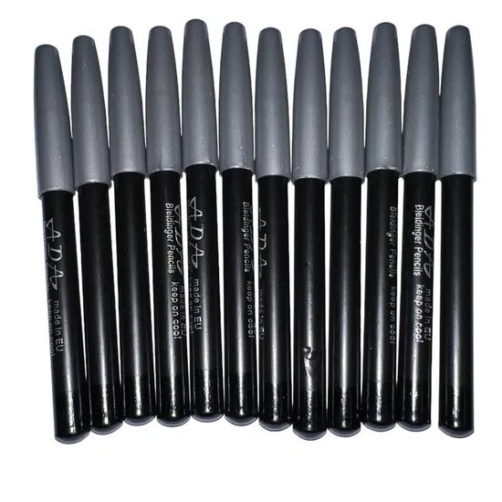Set 12 bucati Creioane cosmetice Ada, negru