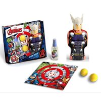 Set Avengers Infinity War, Thor, 2537, cu Apa de toaleta 90ml, Figurina 2in1, Spumant de baie si Sampon 350ml, Jucarie Tintar si 2 bile