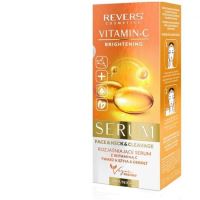 Ser iluminator pentru fata, gat si decolteu, cu Vitamina C si Mango, Revers, 10ml