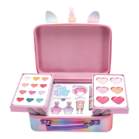 Set 24 cosmetice cu geanta transport pentru fetite Shimmer Paws Martinelia 35099